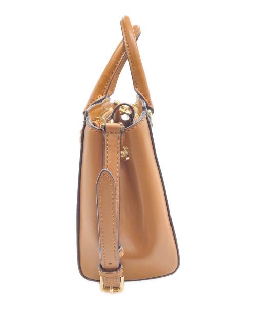 MICHAEL KORS（マイケル・コース）MICHAEL KORS (マイケル・コース) 2WAYショルダーバッグ ブラウンの古着・服飾アイテム