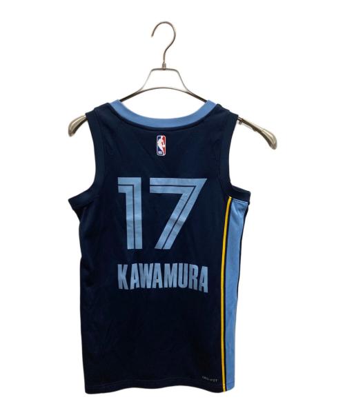 NIKE（ナイキ）NIKE (ナイキ) ゲームシャツ/NIKEシャツ ネイビー サイズ:XSの古着・服飾アイテム