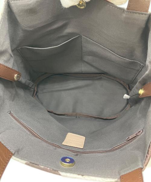 russet（ラシット）russet (ラシット) ハラコプリント2WAYトートバッグ ブラウン 未使用品の古着・服飾アイテム