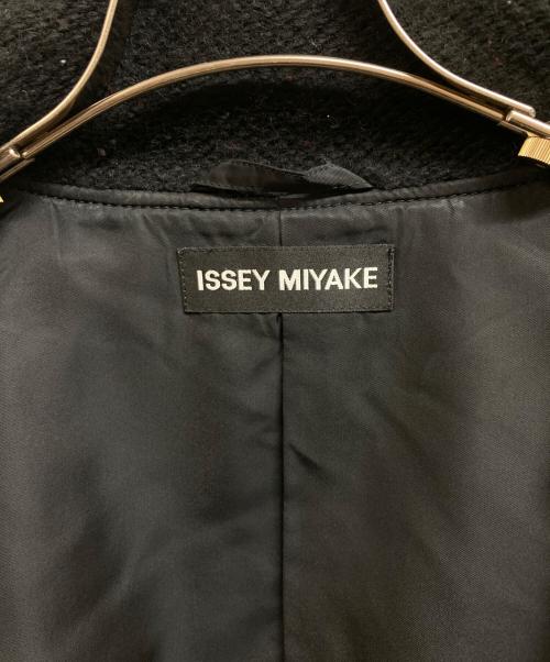 ISSEY MIYAKE（イッセイミヤケ）ISSEY MIYAKE (イッセイミヤケ) ニット切替ジャケット ブラック サイズ:3の古着・服飾アイテム