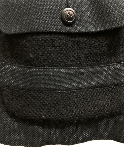 ISSEY MIYAKE（イッセイミヤケ）ISSEY MIYAKE (イッセイミヤケ) ニット切替ジャケット ブラック サイズ:3の古着・服飾アイテム