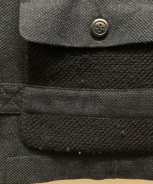 ISSEY MIYAKE（イッセイミヤケ）ISSEY MIYAKE (イッセイミヤケ) ニット切替ジャケット ブラック サイズ:3の古着・服飾アイテム