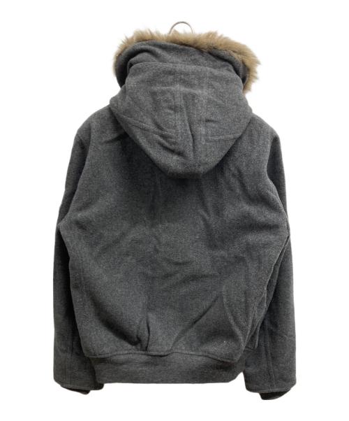Hysteric Glamour（ヒステリックグラマー）Hysteric Glamour (ヒステリックグラマー) ウール ナイロン N-2B フライト ジャケット グレー サイズ:Lの古着・服飾アイテム