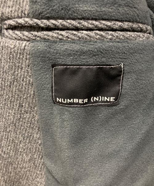 NUMBER (N)INE（ナンバーナイン）NUMBER (N)INE (ナンバーナイン) ダッフルコート グレー サイズ:4の古着・服飾アイテム