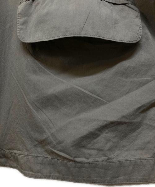 DES PRES（デ プレ）DES PRES (デ プレ) コットンシルクタイプライター ノーカラージャケット グレー サイズ:36の古着・服飾アイテム