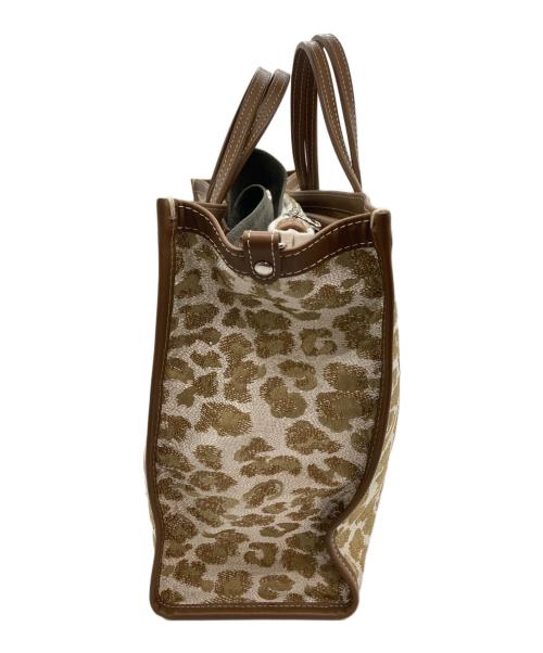 A VACATION（ア ヴァケーション）A VACATION (ア ヴァケーション) BREADレオパード2WAYバッグ ベージュの古着・服飾アイテム