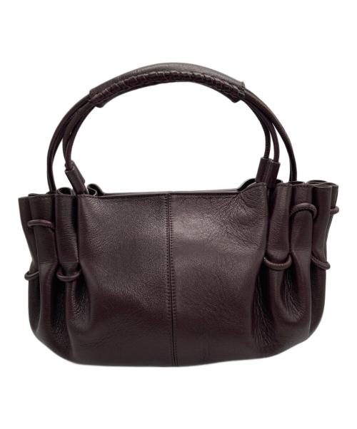 HEREU（ヘリュー）HEREU (ヘリュー) ARTA MINI Pleated Crossbody Bag パープルの古着・服飾アイテム