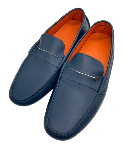 HERMES（エルメス）HERMES (エルメス) ドライビングシューズ ネイビー サイズ:44の古着・服飾アイテム