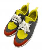 HERMESエルメス）の古着「ローカットスニーカー」｜イエロー×グレー
