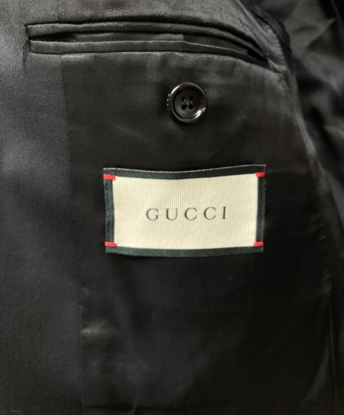 GUCCI（グッチ）GUCCI (グッチ) セットアップスーツ ブラック サイズ:48の古着・服飾アイテム