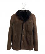 EMMETIエンメティ）の古着「ムートンジャケット」｜ブラウン