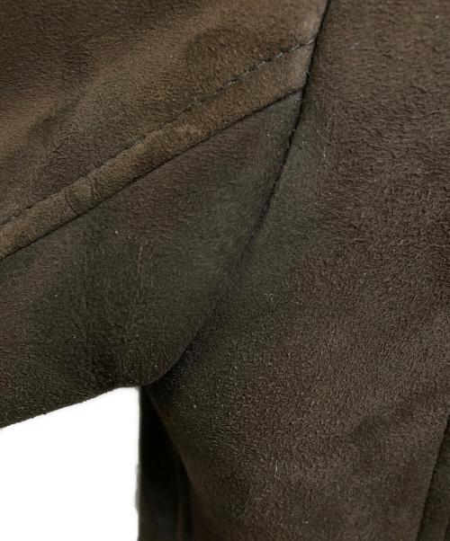 EMMETI（エンメティ）EMMETI (エンメティ) ムートンジャケット ブラウン サイズ:44の古着・服飾アイテム