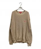 SUPREMEシュプリーム）の古着「Small BOX LOGO SWEATER」｜ベージュ