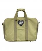 HUMAN MADEヒューマンメイド）の古着「ボックスバッグ」｜グリーン