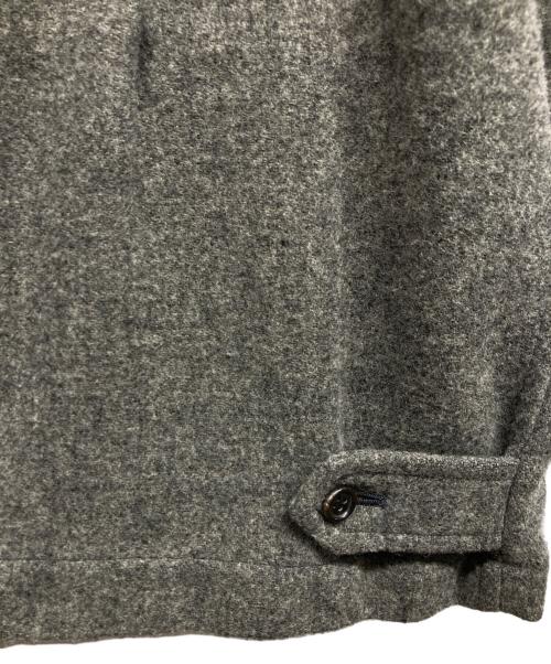 COMME des GARCONS HOMME PLUS（コムデギャルソンオムプリュス）COMME des GARCONS HOMME PLUS (コムデギャルソンオムプリュス) AD1995 95AW ウールジップアップジャケット グレー サイズ:Mの古着・服飾アイテム
