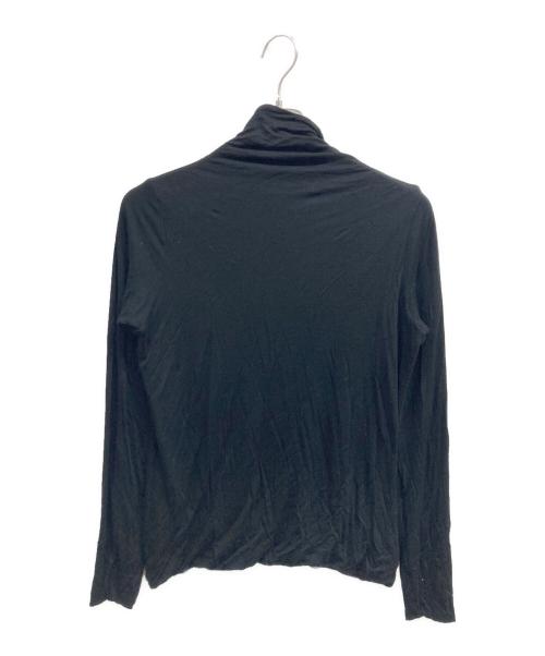 Y's for living（ワイズフォーリビング）Y'S for living (ワイズフォーリビング) レーヨンシルクL/Sカットソー ブラック サイズ:FREEの古着・服飾アイテム