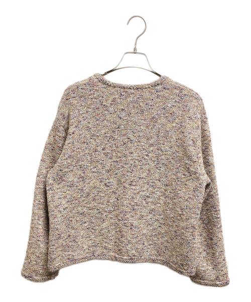 MACPHEE（マカフィー）MACPHEE (マカフィー) ミックスヤーンツイード Vネックカーディガン マルチカラー サイズ:Sの古着・服飾アイテム