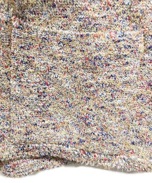 MACPHEE（マカフィー）MACPHEE (マカフィー) ミックスヤーンツイード Vネックカーディガン マルチカラー サイズ:Sの古着・服飾アイテム