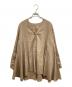 LE PHIL（ル フィル）の古着「トリアセオーガンジーブラウス」｜ブラウン