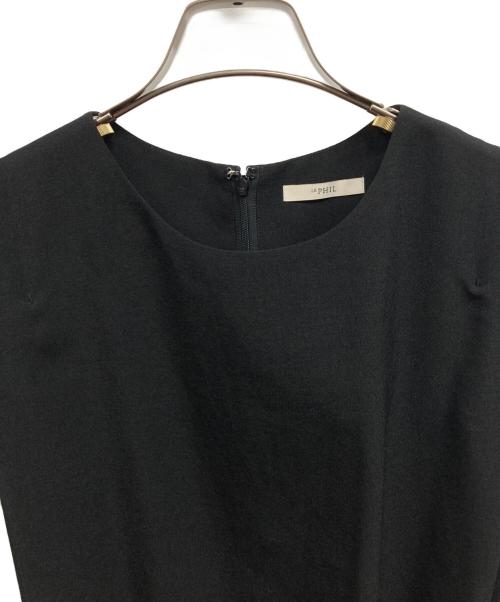 LE PHIL（ル フィル）LE PHIL (ル フィル) ノースリーブワンピース ブラック サイズ:1の古着・服飾アイテム