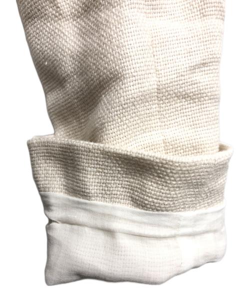 'S Max Mara（エスマックスマーラ）'S Max Mara (エスマックスマーラ) リネン コットン ダブルブレストジャケット アイボリー サイズ:42の古着・服飾アイテム