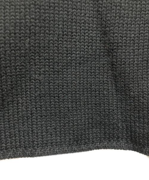 BEARDSLEY（ビアズリー）BEARDSLEY (ビアズリー) 袖ジャガードニット ブラック サイズ:Freeの古着・服飾アイテム
