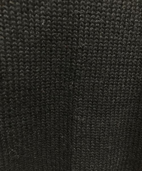 BEARDSLEY（ビアズリー）BEARDSLEY (ビアズリー) 袖ジャガードニット ブラック サイズ:Freeの古着・服飾アイテム