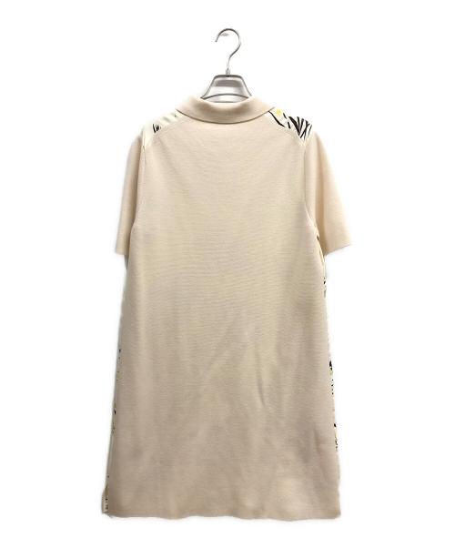 TORY BURCH（トリーバーチ）TORY BURCH (トリーバーチ) 半袖ワンピース ベージュ サイズ:Mの古着・服飾アイテム
