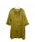 'S Max Mara（エスマックスマーラ）の古着「リネンブラウスワンピース」｜イエロー