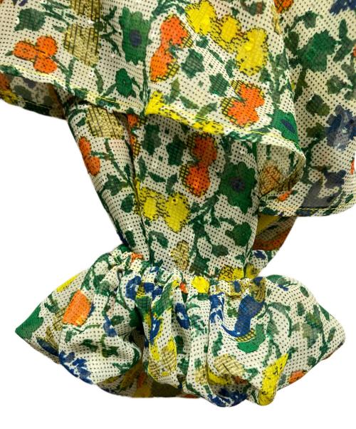 MUVEIL（ミュベール）MUVEIL (ミュベール) プリーツワンピース イエロー サイズ:38の古着・服飾アイテム