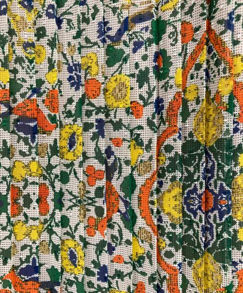 MUVEIL（ミュベール）MUVEIL (ミュベール) プリーツワンピース イエロー サイズ:38の古着・服飾アイテム