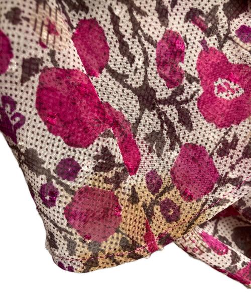 MUVEIL（ミュベール）MUVEIL (ミュベール) プリーツワンピース ピンク サイズ:Freeの古着・服飾アイテム