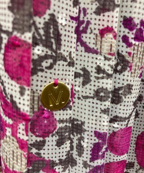 MUVEIL（ミュベール）MUVEIL (ミュベール) プリーツワンピース ピンク サイズ:Freeの古着・服飾アイテム