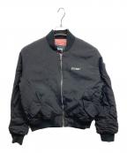 stussyステューシー）の古着「中綿ブルゾン」｜ブラック