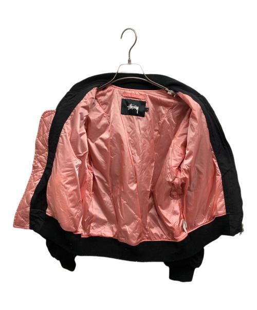 stussy（ステューシー）stussy (ステューシー) 中綿ブルゾン ブラック サイズ:Sの古着・服飾アイテム