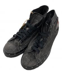DIESEL（ディーゼル）の古着「ハイカットスニーカー」｜グレー