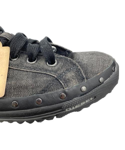 DIESEL（ディーゼル）DIESEL (ディーゼル) ハイカットスニーカー グレー サイズ:US7.5 未使用品の古着・服飾アイテム