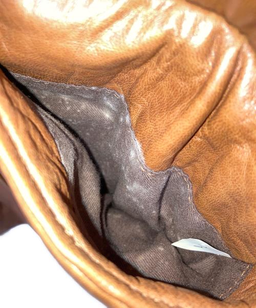 DOLCE & GABBANA（ドルチェ＆ガッバーナ）DOLCE & GABBANA (ドルチェ＆ガッバーナ) レザーコート ブラウン サイズ:46の古着・服飾アイテム