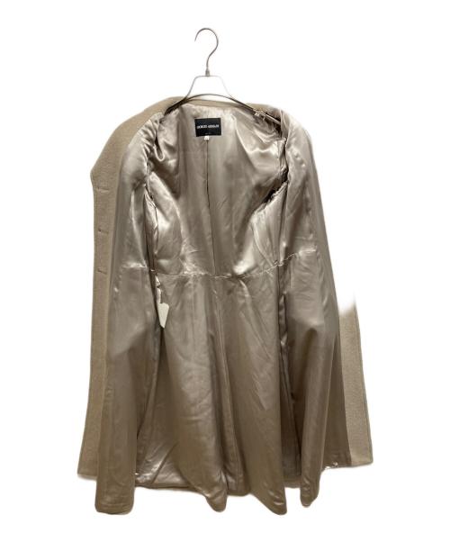 GIORGIO ARMANI（ジョルジョアルマーニ）GIORGIO ARMANI (ジョルジョアルマーニ) カシミヤブレストコート ベージュ サイズ:44の古着・服飾アイテム