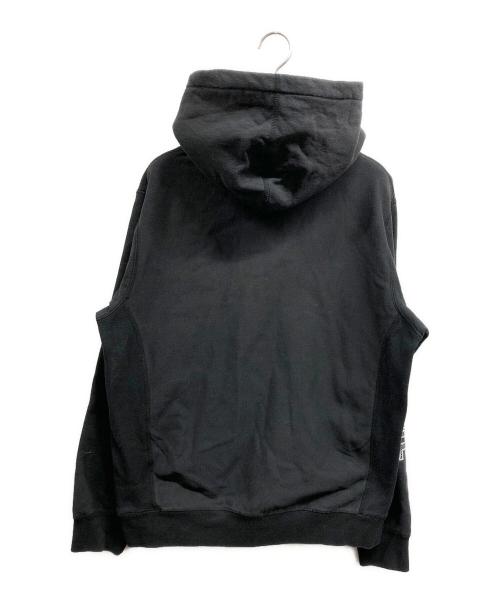 SUPREME（シュプリーム）Supreme (シュプリーム) Sleeve Embroidery Hooded Sweatshirt ブラック サイズ:Mの古着・服飾アイテム