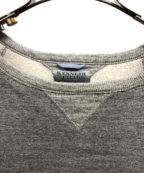 kenneth field（ケネスフィールド）KENNETH FIELD (ケネスフィールド) 両Vスウェット/KENNETH FIELD グレー サイズ:Sの古着・服飾アイテム