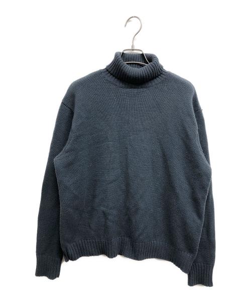 RRL（ダブルアールエル）RRL (ダブルアールエル) カシミヤ混タートルネックニット グレー サイズ:Lの古着・服飾アイテム