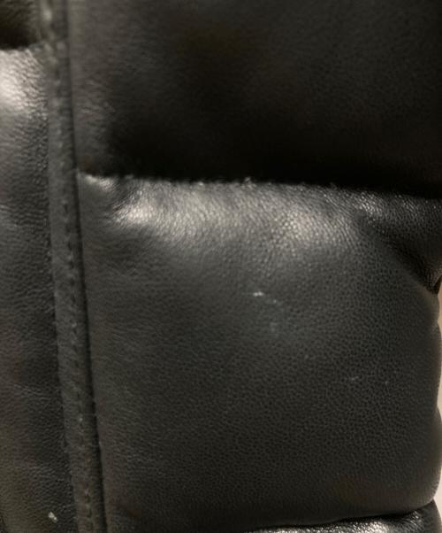 UNIONJAP（ユニオンジャップ）UNIONJAP (ユニオンジャップ) ライダースダウンジャケット ブラック サイズ:Mの古着・服飾アイテム