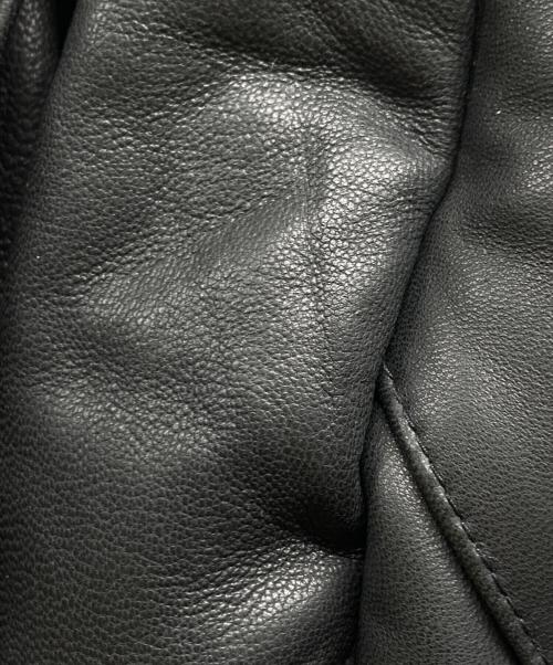 UNIONJAP（ユニオンジャップ）UNIONJAP (ユニオンジャップ) ライダースダウンジャケット ブラック サイズ:Mの古着・服飾アイテム