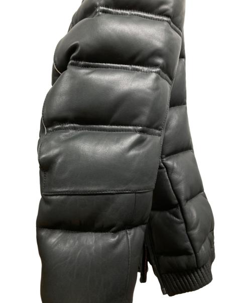 UNIONJAP（ユニオンジャップ）UNIONJAP (ユニオンジャップ) ライダースダウンジャケット ブラック サイズ:Mの古着・服飾アイテム