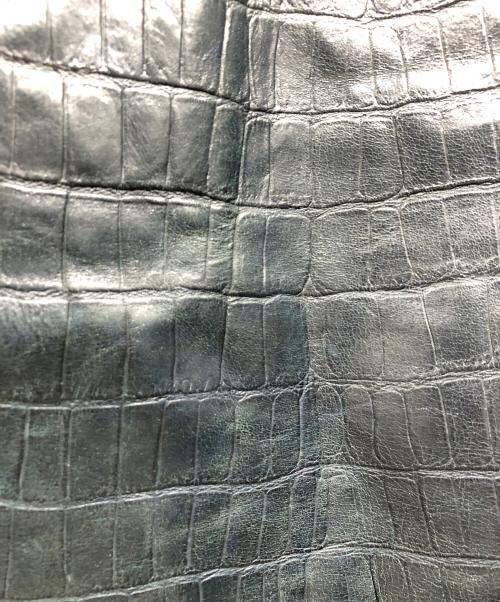 Felisi（フェリージ）Felisi (フェリージ) 型押しトートバッグ ネイビーの古着・服飾アイテム