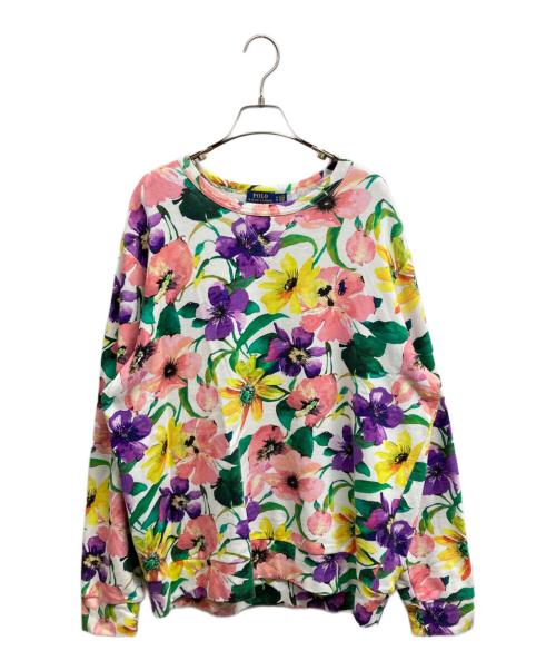 POLO RALPH LAUREN（ポロ・ラルフローレン）POLO RALPH LAUREN (ポロ・ラルフローレン) 総柄クルーネックスウェット マルチカラー サイズ:XLの古着・服飾アイテム