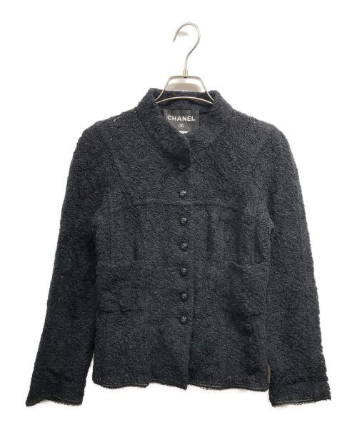 CHANEL（シャネル）CHANEL (シャネル) レースジャケット ブラック サイズ:36の古着・服飾アイテム