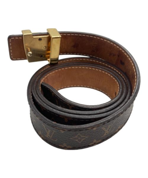 LOUIS VUITTON（ルイ ヴィトン）LOUIS VUITTON (ルイ ヴィトン) サンチュール・イニシャルベルト ブラウンの古着・服飾アイテム