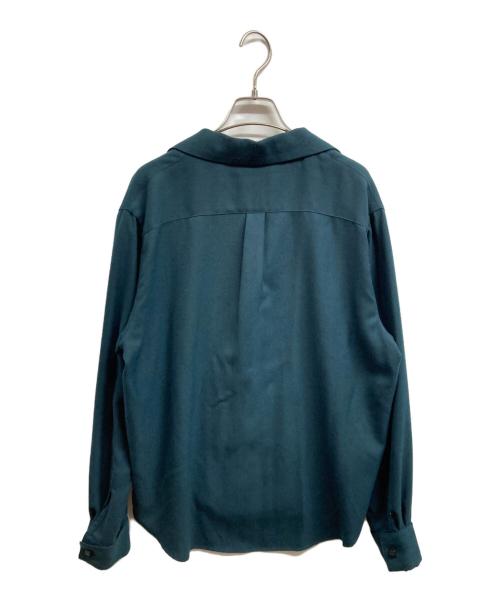 TAAKK（ターク）TAAKK (ターク) PINTUCK SHIRT グリーン サイズ:2の古着・服飾アイテム